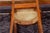 19th Century Antique Louis XVI Style Inlaid Caned Seat Side Chairs—A Pair For Sale - Image 10 of 12