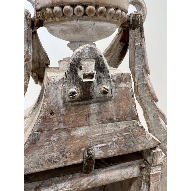 Wood 19th Century Wood Mantle Clock For Sale - Image 7 of 10