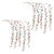 Contemporary Hanging Bead Spray (Set of 2) For Sale - Image 3 of 3