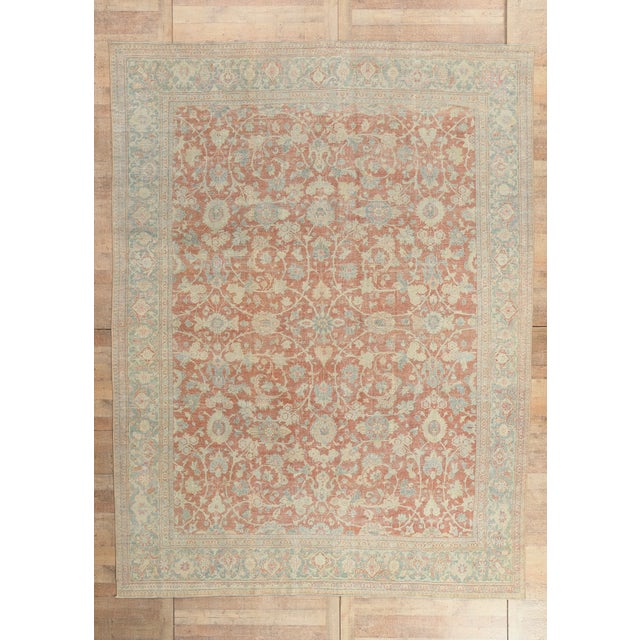 Antique Persian Mahal Rug, 10'02 X 13'05 For Sale - Image 10 of 10