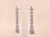 The Santa Rosa: Outstanding Antique Platinum Diamond Dangler Earrings, 2 Pieces For Sale - Image 4 of 10