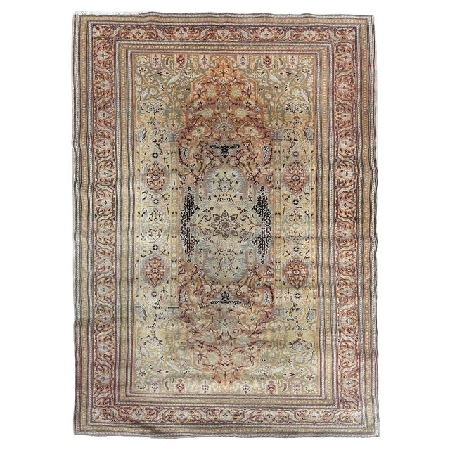 Antique Turkish Cesare Rug, 1890s For Sale