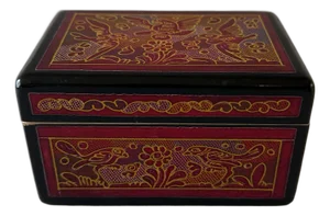 Vintage Olinala Hand Painted Small Box
