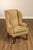 William IV Lee Jofa Pair Of Custom Upholstered Wingback "Mayfair" Armchairs For Sale - Image 3 of 18