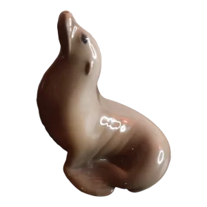 Rare Vintage Royal Copenhagen Denmark Seal Figurine