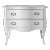 Rochelle 2 Drawer Chest, White For Sale