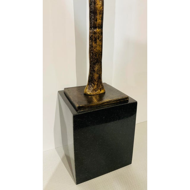 John Richard Mid-Century Modern Brutalist Style Bronze Persona Sculpture For Sale - Image 4 of 4