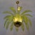 Gold Mid-Century Modern Palm Leaves Chandelier in Murano Glass and Brass from Maestri Muranesi, 2000 For Sale - Image 8 of 10