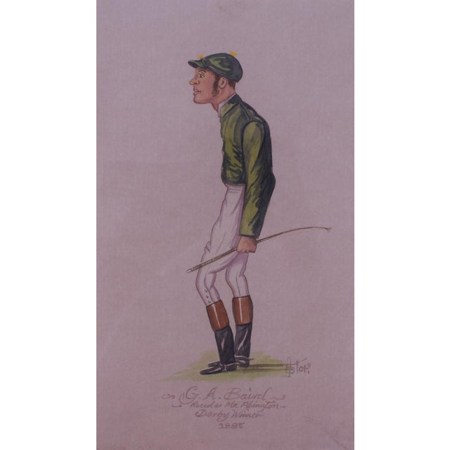 Art Sz: 10"H x 6"W Frame Sz: 15 3/4"H x 11" w/ celadon green matte George Alexander Baird (30 September 1861 – 18 March...
