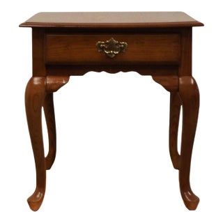 Kincaid Furniture Hunter's Run Collection Solid Oak Country French Style 22" Accent End Table For Sale