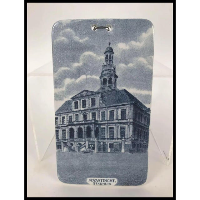 This Societe-Ceramique wall plaque from Maastrict Holland is very rare. A pottery was founded in 1851 by Winand Nicolaas...