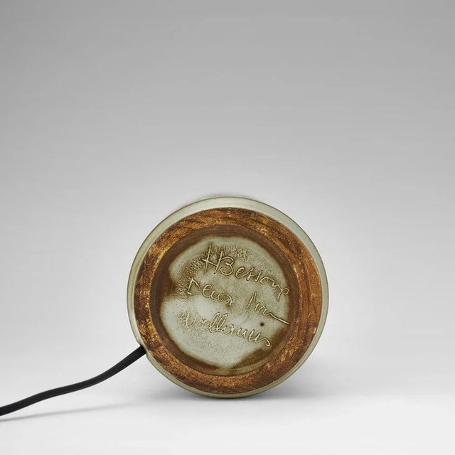 Mid-Century Modern Ceramic Table Lamp by Huguette Bessone, France, 1960s For Sale - Image 3 of 4