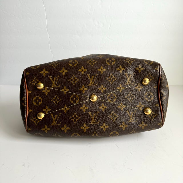 Louis Vuitton Tivoli Pm Bag Brown LV Monogram Canvas Leather Top Handle Purse For Sale - Image 9 of 12