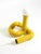 Pop Art Yellow Table Lamp with Plastic Tubing by Wavin, 1970s For Sale - Image 10 of 18