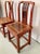 Wood Chinese Red Side Chairs - a Pair For Sale - Image 9 of 11