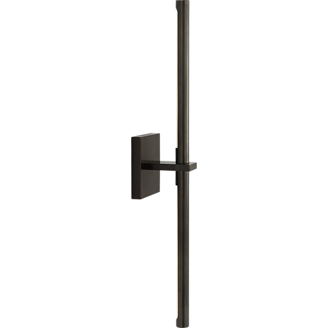 Kelly Wearstler for Visual Comfort Signature Axis Large Linear Sconce in Bronze For Sale