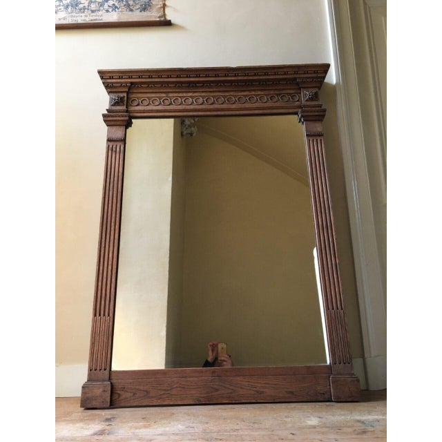 A unique mirror from France. Renaissance-style mirror circa 1870. It originates from the paneling of a French chateau in...