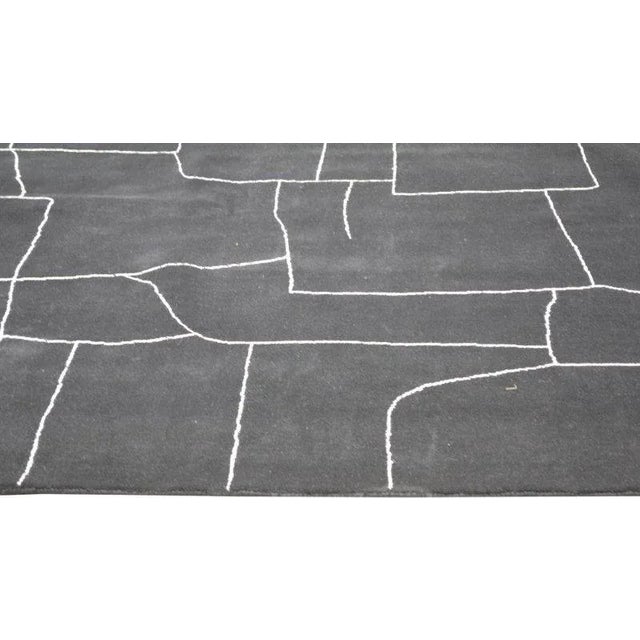 Moroccan Azilal Hand Knotted Wool Rug,10'2"X14'1" For Sale - Image 4 of 6