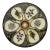 Vintage 1960s French Henriot Quimper Oyster Plate For Sale