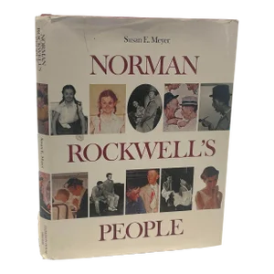 Norman Rockwell's People Hardcover Book by Susan E. Meyer 1987