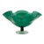 Vintage Blenko Emerald Green Art Glass Centerpiece Bowl For Sale