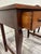 Antique American Empire Mahogany Writing Desk With Lyre Back Needlepoint Chair For Sale - Image 4 of 13