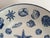 Fitz and Floyd Late 20th Century Blue and White Bowl With Shell Motif For Sale - Image 4 of 6