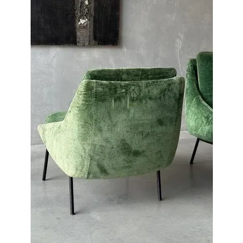 Metal Chairs by Joseph André Motte, Set of 2 For Sale - Image 7 of 9