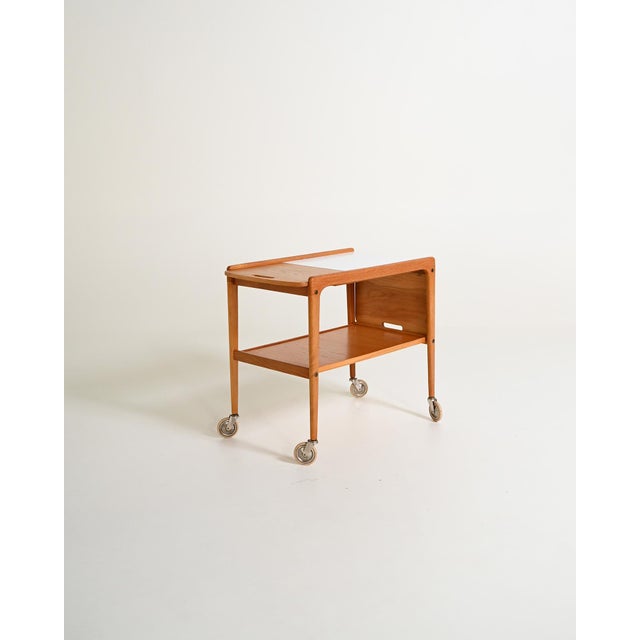 Thea Trolley by Yngve Ekström for Swedese, 1950s For Sale - Image 3 of 10