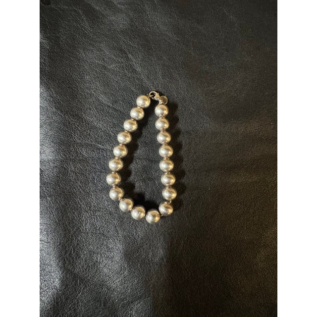 Vintage Tiffany Staring Silver Beaded Bracelet For Sale In New York - Image 6 of 6