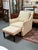 Design Plus Gallery presents a Wingback Armchair + Ottoman from CR Laine. Upholstered in a soft beige and cream geometric...