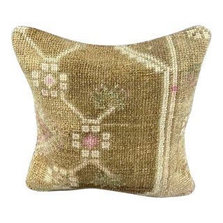 20 x 20 Rug Pillow Mystical Mirage Turkish Pillow Cushion Cover For Sale