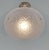Degue French Art Deco Pendant Light 1930s - Rose Pink Frosted Glass and Nickeled Bronze For Sale - Image 6 of 11