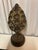 Brass French Sconce Cast Brass Decorative Piece on a Circular Base For Sale - Image 8 of 8