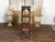 Anglo-Indian 1930s Black Painted Tiered Shelf with Carved Scrolling Foliage For Sale - Image 9 of 11