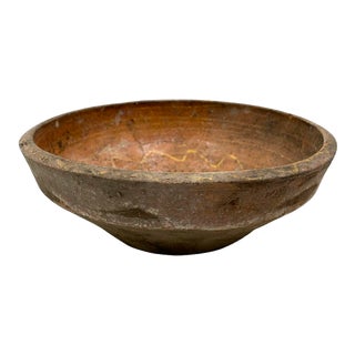 Vintage Hungarian Folk Art Decorative Bowl For Sale