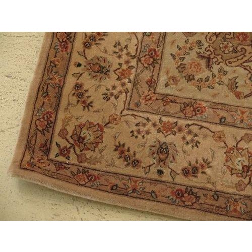 Vintage Approx: 5 X 8 Wool Area or Throw Rug For Sale In Philadelphia - Image 6 of 8