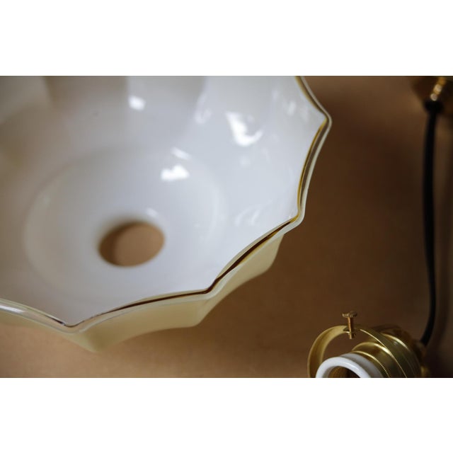 Art Nouveau Pull Down Brass Pendant Light, 1890s For Sale - Image 13 of 18