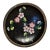 Vintage Chinese Enamel Dish With Flowers For Sale