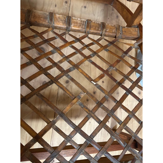 Adirondack Modern, Vermont Tubbs, Rawhide Strapped Chairs (2), c.1965-1975. Snow Shoe Chairs For Sale - Image 11 of 11