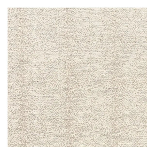 Sample - Schumacher Mini Leopard Fabric in Natural For Sale