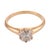 Victorian Early 20th Century Victorian Gia 1.07 Carat Diamond 14k Yellow Gold Solitaire Engagement Ring, Size 5.25 For Sale - Image 3 of 6