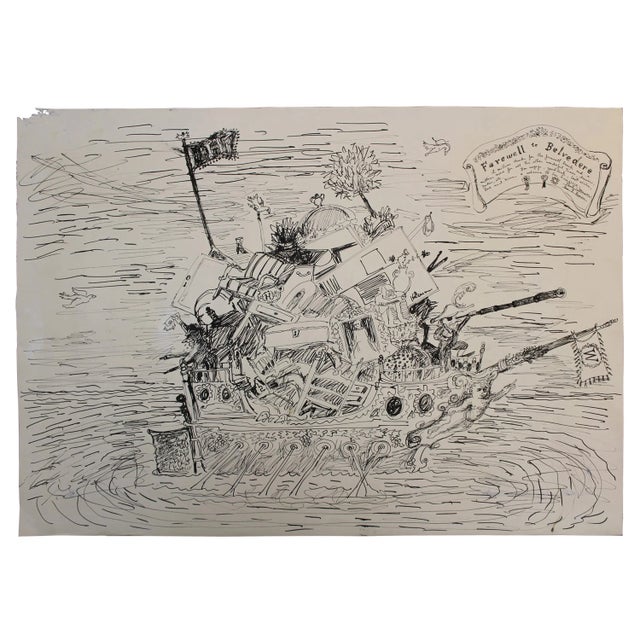 Drawing by Paul Wonner and William Theophilus Brown For Sale - Image 12 of 12