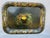 Traditional Antique Hand Painted Tole Serving Tray For Sale - Image 3 of 12