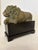 Abstract Vintage Austin Productions Sleeping Lion Sculpture on Wooden Base For Sale - Image 3 of 8