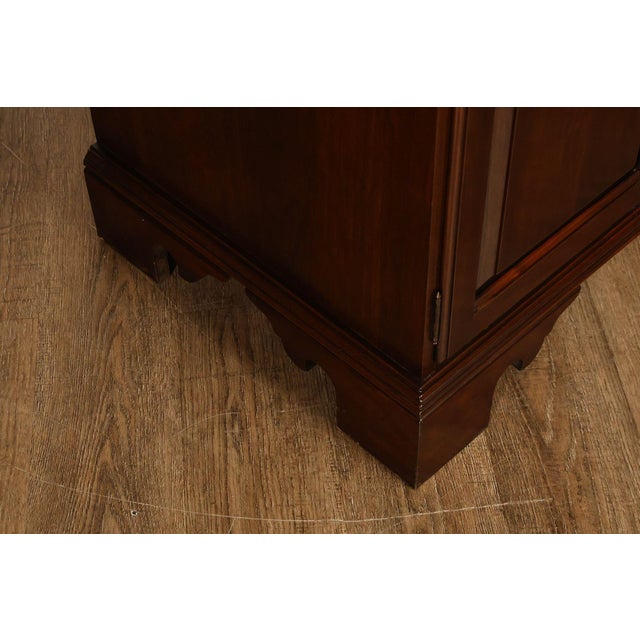 Ethan Allen 'Georgian Court' Cherry China Cabinet For Sale - Image 11 of 18