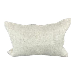 16 x 24 Hemp Pillow Turkish Cushion Natural White Pillow Cushion Cover For Sale
