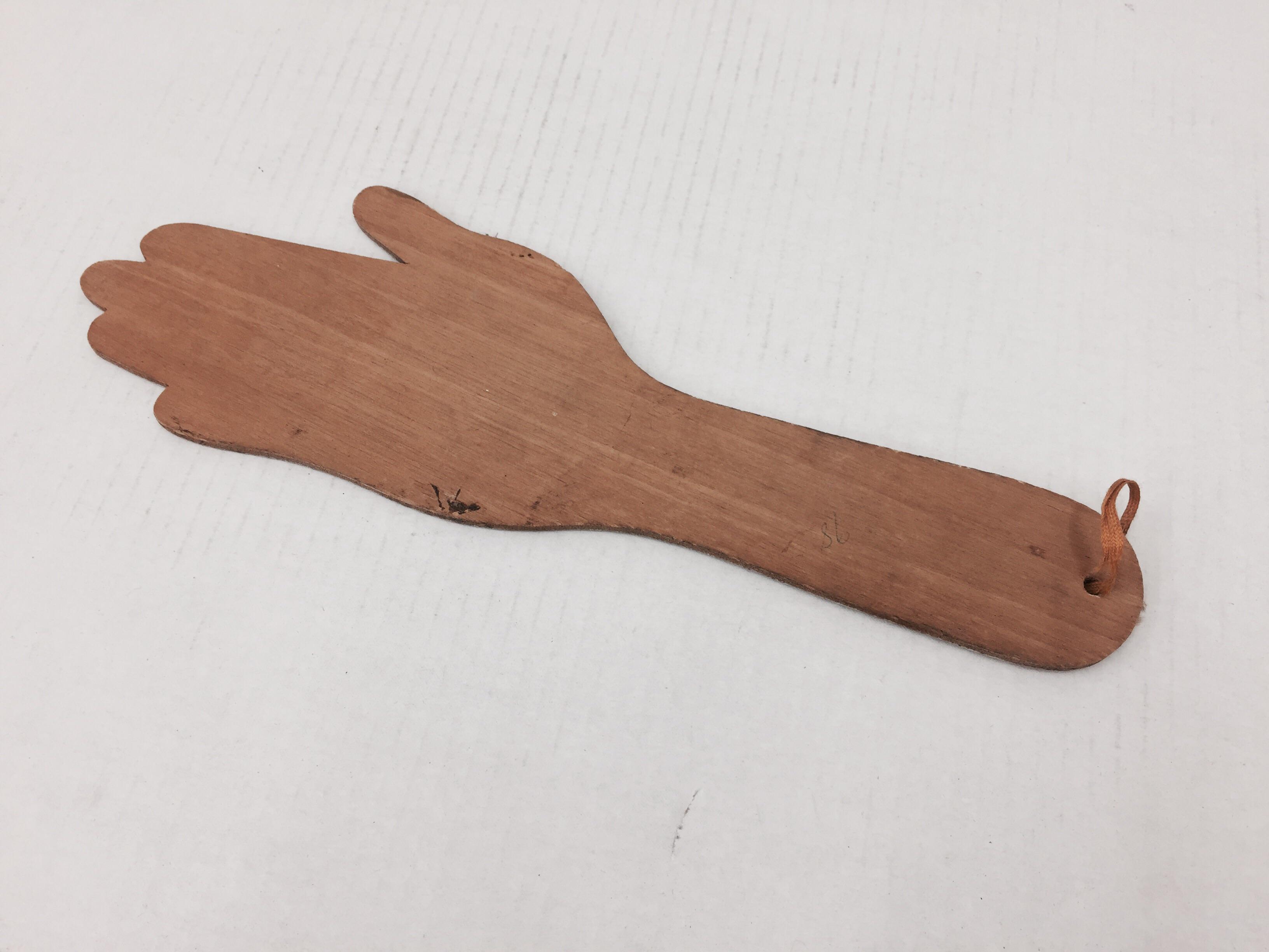 Vintage Arts & Crafts "Mom's Helping Hand" Paddle Chairish