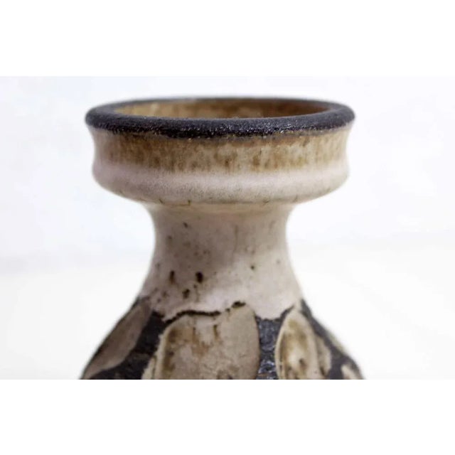 Beige Scandinavian Vases from Lovemose, 1960s, Set of 2 For Sale - Image 8 of 11