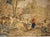 French 18th Century French Aubusson Park Scene Tapestry For Sale - Image 3 of 18